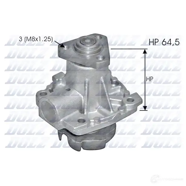 Водяной насос, помпа DOLZ 4J4OHJ A 1470917 8430632192484 S248