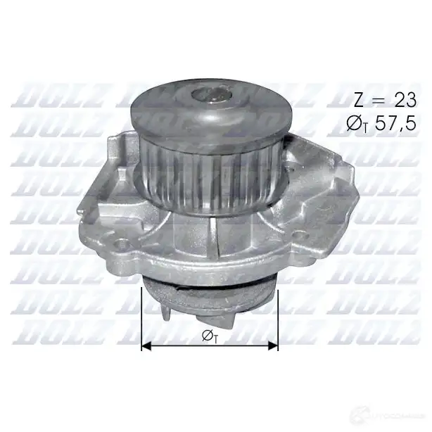 Водяной насос, помпа DOLZ 66 XAEG S219 1470885 8430632192194