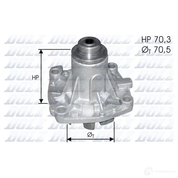 Водяной насос, помпа DOLZ 1469684 A XUS5V A131ST 8430632019316 изображение 0