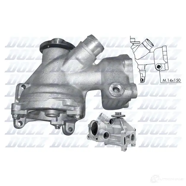 Водяной насос, помпа DOLZ 8430632131940 1470332 A6 YIY M194