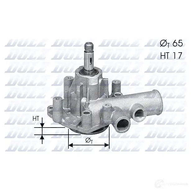 Водяной насос, помпа DOLZ 8430632011365 A136 MX9I QFW 1469689