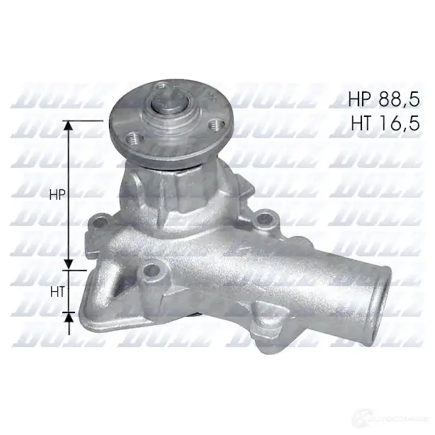 Водяной насос, помпа DOLZ 1470780 8430632196086 S108FL XB83 H2Z
