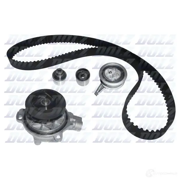 Комплект ремня ГРМ с помпой DOLZ 1437363322 KD153 LF3P G