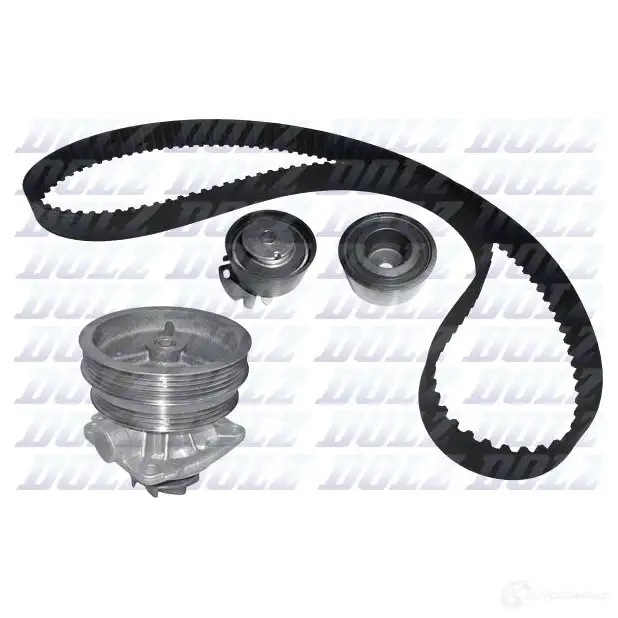 Комплект ремня ГРМ с помпой DOLZ KD126 05KD098 1424232243 02KD50 8