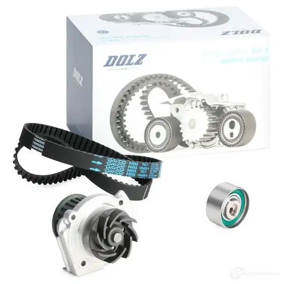 Комплект ремня ГРМ с помпой DOLZ 06KD072 1470211 KD060 05KD04 8 изображение 1