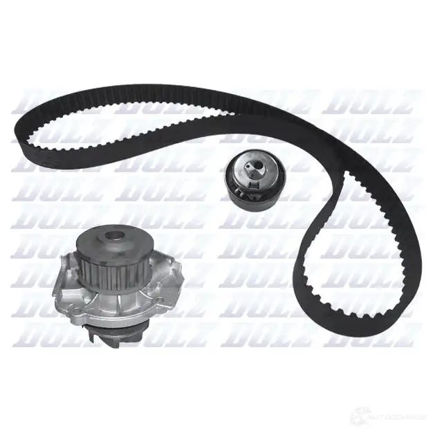 Комплект ремня ГРМ с помпой DOLZ 06KD072 1470211 KD060 05KD04 8 изображение 6
