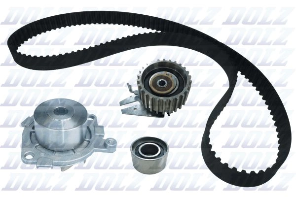 Комплект ремня ГРМ с помпой DOLZ KD190 P1EPB V 1440329671 изображение 0