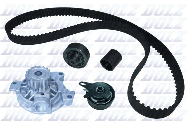 Комплект ремня ГРМ с помпой DOLZ KD191 9I6U AWZ 1440329672