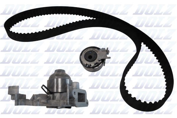 Комплект ремня ГРМ с помпой DOLZ KD229 LRVQ E 1440329675