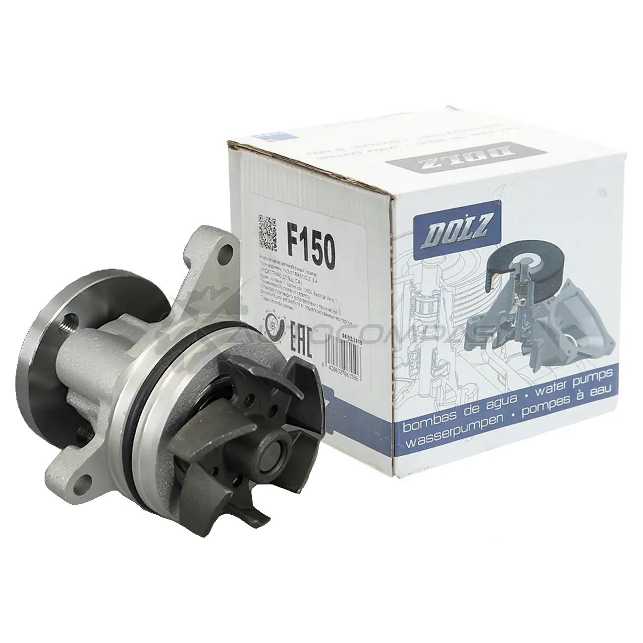 Водяной насос, помпа DOLZ UFUZ5P 9 F150 8430632061506 1469993 - Изображение 1