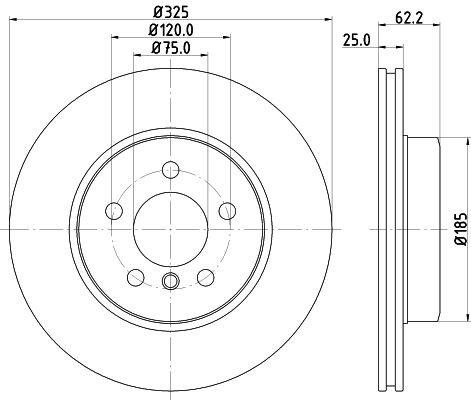 Тормозной диск DON PCD17472 BLZXW MG 1441005891 изображение 0