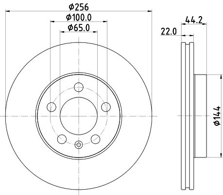 Тормозной диск DON PCD17812 NU L3LUL 1441005907 изображение 0