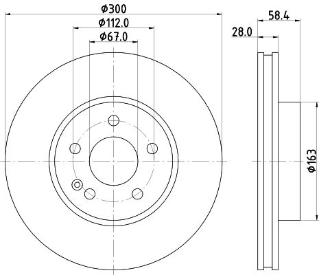 Тормозной диск DON 6GEYA F 1441006038 PCD19482