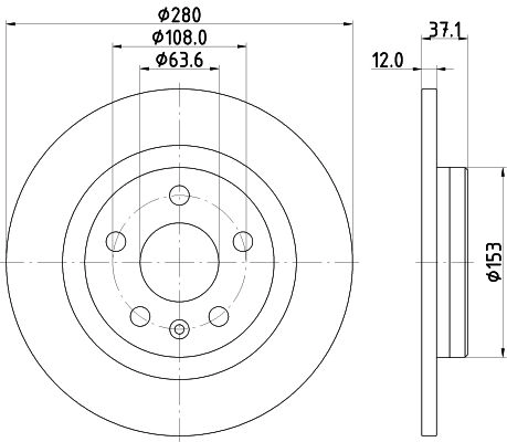 Тормозной диск DON 1441006133 PCD20592 HZP LM изображение 0