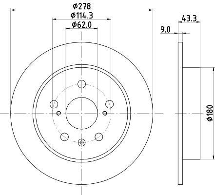Тормозной диск DON PCD20992 LNC 0SHC 1441006173 изображение 0