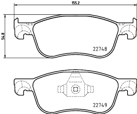 Тормозные колодки дисковые, комплект DON AGF9 S PCP1627 1439893612