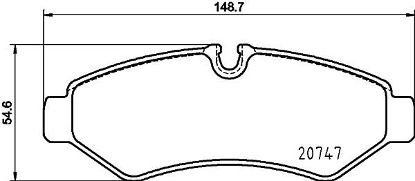 Тормозные колодки дисковые, комплект DON 62MB C6J PCP1778 1439893633 изображение 0