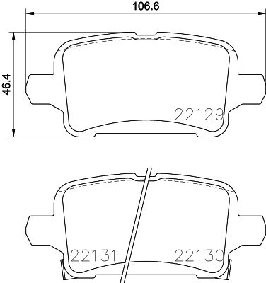 Тормозные колодки дисковые, комплект DON PCP1878 OU8 YZ3S 1441006455 изображение 0