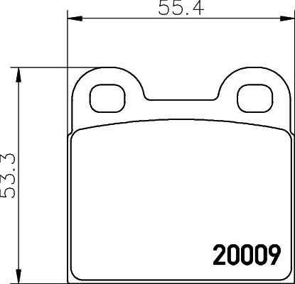 Тормозные колодки дисковые, комплект DON T6 U26 PCP2096 1441006580 изображение 0