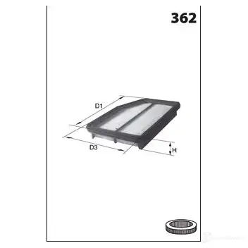 Воздушный фильтр DRIVE PLUS dp1110100184 ZF0 OVAL 4384611 - Изображение 1