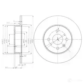 Тормозной диск DRIVE PLUS B DM7175.10 4384170 dp1010110233 DCA678900 изображение 0