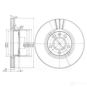 Тормозной диск DRIVE PLUS dp1010110336 4384216 BDM6937 .20 DCA666010