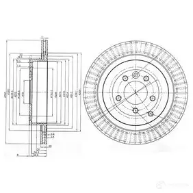 Тормозной диск DRIVE PLUS BDM7257. 20 DCA684910 4384268 dp1010110463 изображение 0