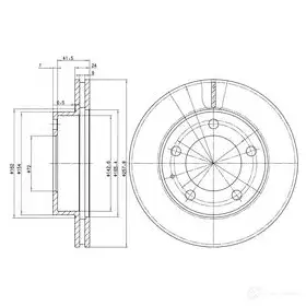 Тормозной диск DRIVE PLUS dp1010110573 4384306 B DM6277.20 DCA620310 изображение 0
