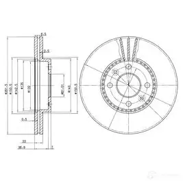 Тормозной диск DRIVE PLUS B DM6464.20 DCA622710 4384399 dp1010110830 изображение 0