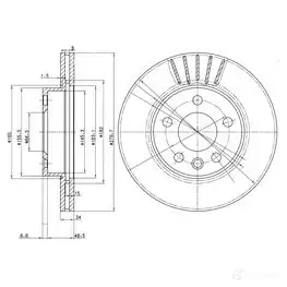 Тормозной диск DRIVE PLUS 4384369 DCA655110 BD M6843.20 dp1010110762