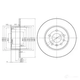 Тормозной диск DRIVE PLUS dp1010110120 DCA648700 4384115 BD M6805.10