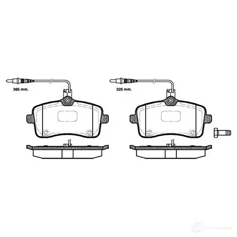 Тормозные колодки, комплект DRIVE PLUS 2 4134 dp1010100886 BPM1102.04 4383929