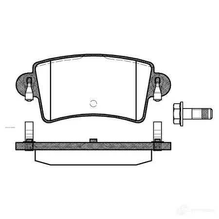 Тормозные колодки, комплект DRIVE PLUS 2366 9 dp1010100080 4383191 BPM0833.00