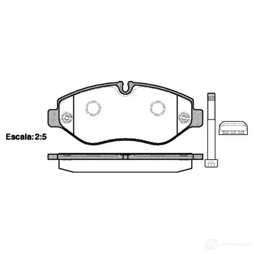Тормозные колодки, комплект DRIVE PLUS 4383958 dp1010100915 BPM1245.1 0 PCA124510