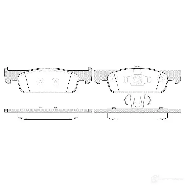 Тормозные колодки, комплект DRIVE PLUS 4383971 25703 dp1010100928 25 702