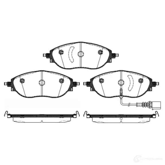 Тормозные колодки, комплект DRIVE PLUS dp1010100925 D1633-8849 4383968 B PM1470.01 изображение 0