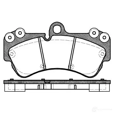 Тормозные колодки, комплект DRIVE PLUS BPM0994.00 dp1010100918 4383961 2369 2