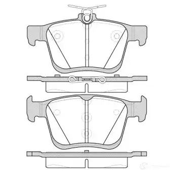 Тормозные колодки, комплект DRIVE PLUS 25010 dp1010100929 4383972 250 08