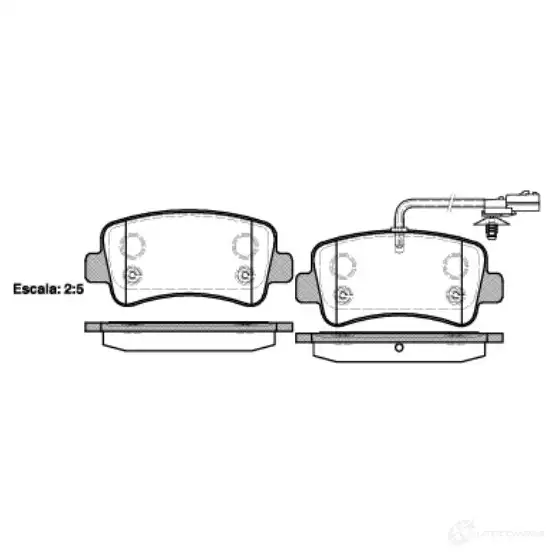 Тормозные колодки, комплект DRIVE PLUS PCA143901 4383176 dp1010100065 BPM1 439.01 изображение 0