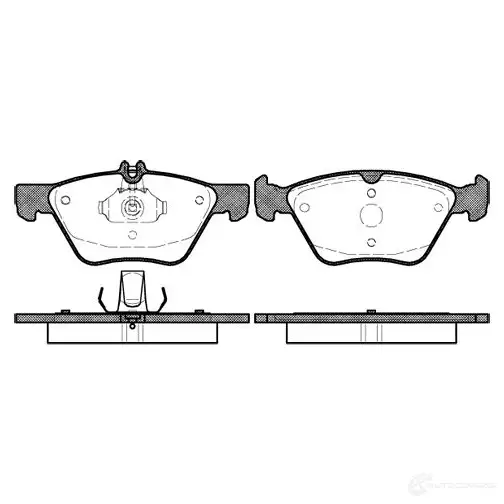 Тормозные колодки, комплект DRIVE PLUS dp1010100763 21 670 21671 1194832372