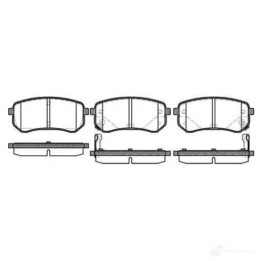 Тормозные колодки, комплект DRIVE PLUS dp1010100059 4383170 BPM1135.02 242 76 изображение 0