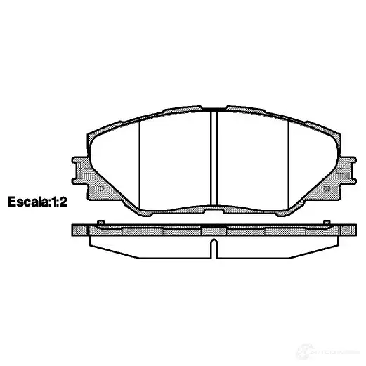 Тормозные колодки, комплект DRIVE PLUS dp1010100043 4383154 2 4337 BPM1234.00