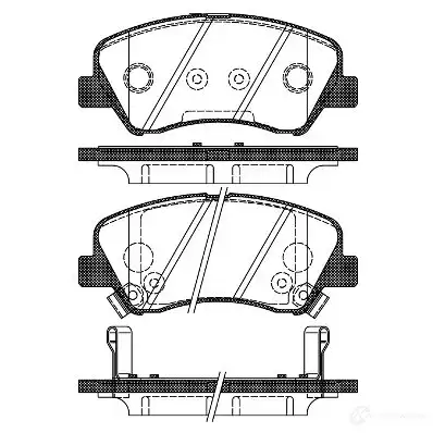 Тормозные колодки, комплект DRIVE PLUS 25349 4383228 dp1010100119 2 5348