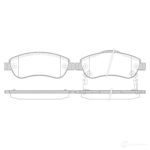 Тормозные колодки, комплект DRIVE PLUS 246 38 4383172 24639 dp1010100061