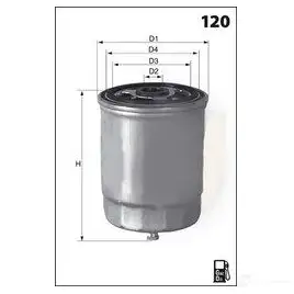 Топливный фильтр DRIVE PLUS 2 XO307 4384866 dp1110130043 - Изображение 1