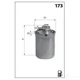 Топливный фильтр DRIVE PLUS AUB UE dp1110130088 4384911 - Изображение 1
