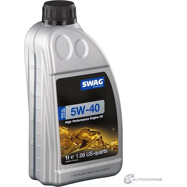 Моторное масло SWAG API - SM/SL/CF 1434744 ACEA A3/B3/B4-04 15932936 изображение 0