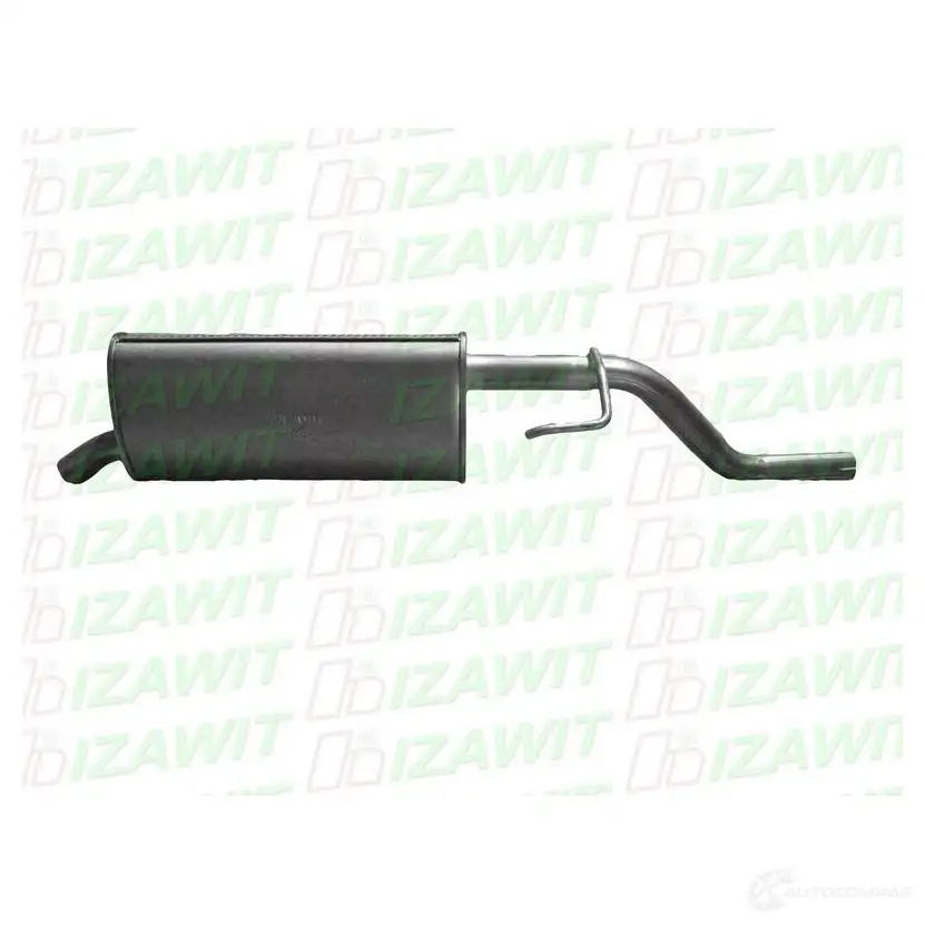Задний глушитель IZAWIT 21188 1439109888 U KU38PK