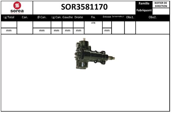 Рулевая рейка EAI ZF PMXS SOR3581170 1441008594 изображение 0
