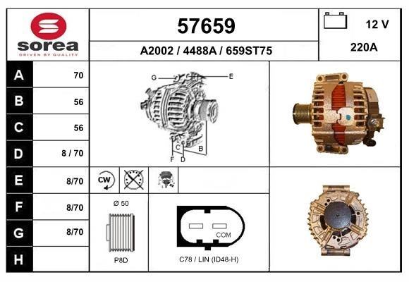 Генератор EAI 7C41 RST 57659 1441008708 изображение 0